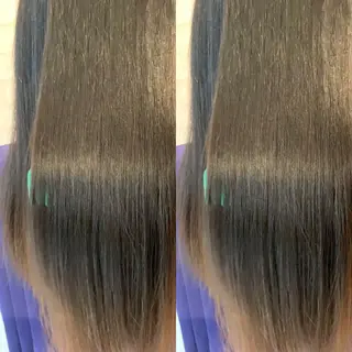 ロング 髪質改善 髪質改善カラーのヘアスタイル