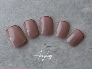 ショート カラー ネイル Aayley(アイリー)Salon所属・Aayley アイリ―サロンのネイルデザイン