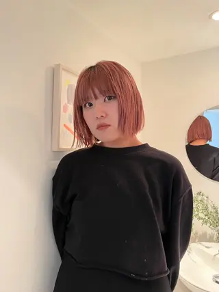 カラー VISION   aoyama所属・かがやしづ ⭐️ハイトーンのヘアスタイル