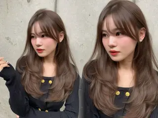 ロング カラー ブリなしWカラー✨️ 髪質改善【タケル】のヘアスタイル