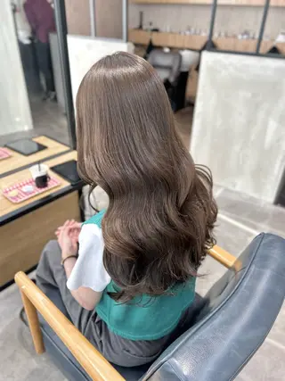 ロング カラー 韓国×髪質改善カラー 💎hinaのヘアスタイル