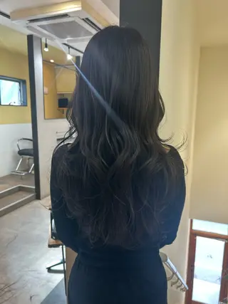 ロング カラー hub hair レイヤー/透明感のヘアスタイル