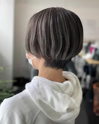 ショート カラー JIL BLAN 京都所属・RU RIのヘアスタイル
