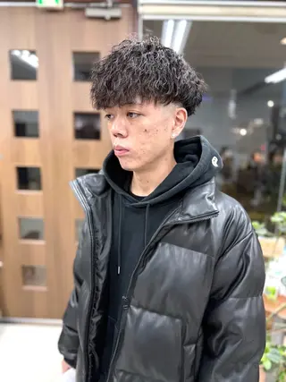 ショート パーマ メンズ メンズパーマの達人 /タカシマ　ダイスケのヘアスタイル