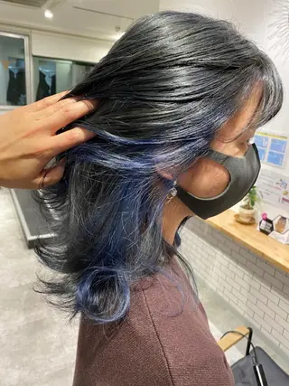 ミディアム カラー JILBLAN京都 ショート/ハイライトのヘアスタイル