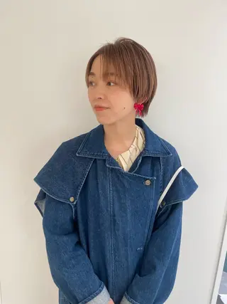 ショート カラー ショート/ボブ/ 吉祥寺/ryoのヘアスタイル