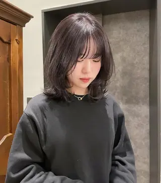 ミディアム カラー tete nico所属・似合わせ/ヘアカラー nanami🌸のヘアスタイル