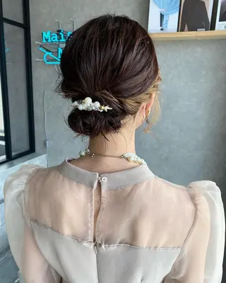 ミディアム mood alissaのヘアスタイル