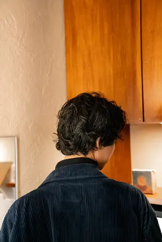 ミディアム カラー パーマ メンズ 🔗メンズサロン🔗 Kieのヘアスタイル