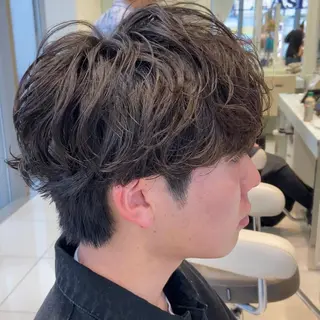 パーマ メンズ メンズ縮毛矯正 ♠️店長下平隼人のヘアスタイル