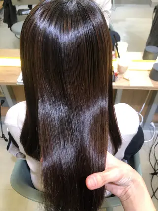 ロング 青木 ありさのヘアスタイル