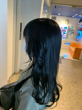 セミロング うしだ かおるのヘアスタイル