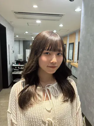 カラー La fith hair ray 札幌店所属・顔まわり/W カラー/リョウのヘアスタイル