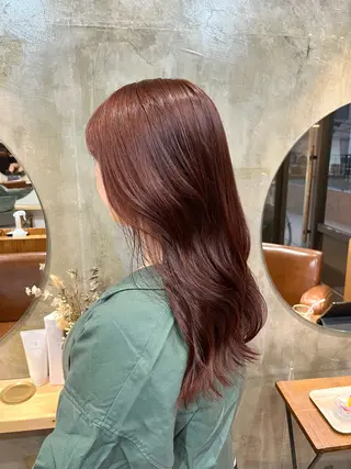 セミロング カラー Noele hair atelier(ノエルヘアアトリエ)所属・北上ゆい/個性派/ ナチュラルアレンジのヘアスタイル