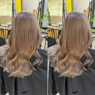 セミロング 髪質カラー特化 akiのヘアスタイル