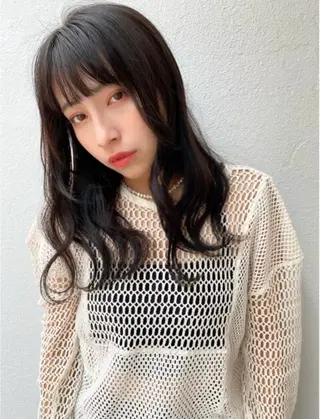 ロング パーマ 🫧韓国ミディアム カット🫧/ナナミのヘアスタイル