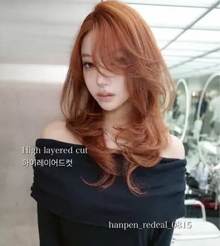 ロング 土方 通世のヘアスタイル