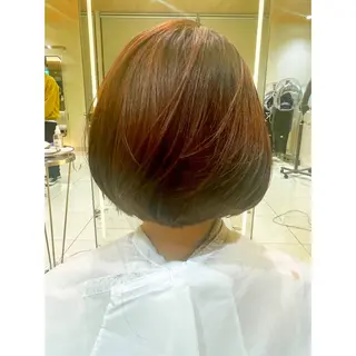 ショート 前さこ 結衣のヘアスタイル