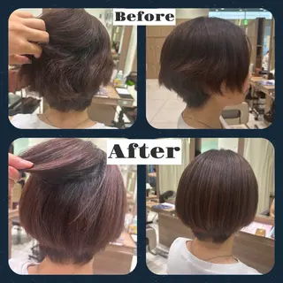 ショート 鈴木かのん /ミニモ限定クーポンのヘアスタイル