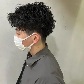 メンズ アキト/ メンズ/透明感暗髪のヘアスタイル