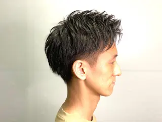 ミディアム メンズ HIRO GINZA 池袋東口店所属・林田 龍明のヘアスタイル