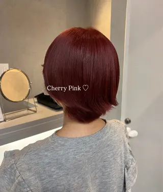 ショート カラー GiseL 美優のヘアスタイル