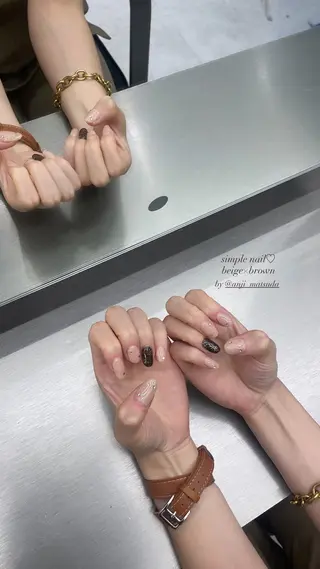 ネイル ᴀɴᴊɪ♡束感まつ毛 /京都のマツエク・マツパデザイン