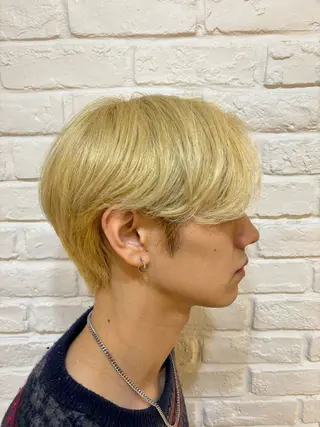 メンズ ナチュラルカラー東城 利貴のヘアスタイル