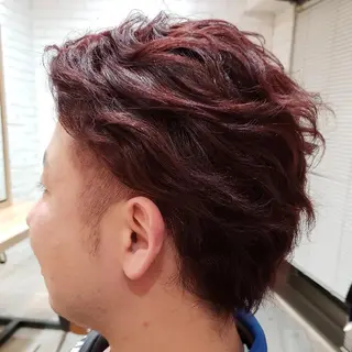 パーマ カラー メンズ 浅野 Roots店長のヘアスタイル