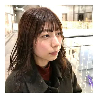 ミディアム 栄　mighty by H所属・不破一輝/栄/矢場町 ボブ/レイヤー/艶髪のヘアスタイル