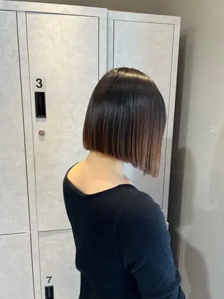 ショート 神戸ボブ✂️ ioe三宮/田 伸佳のヘアスタイル