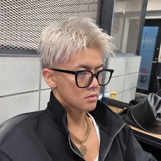 メンズ メンズ特化/パーマ/ メッシュ/竜成のヘアスタイル