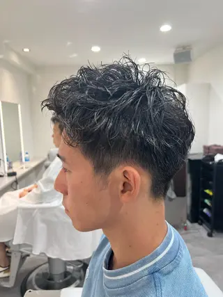 パーマ メンズ Men's NAM 八角のヘアスタイル