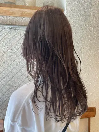 セミロング カラー SALOWIN下北沢所属・hazuki 🌝のヘアスタイル