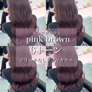 ロング カラー ダメージレスハイ トーン💖kanonのヘアスタイル