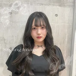 ロング 🤍うる艶韓国 カラー/Hitohaのヘアスタイル