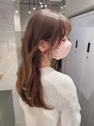 セミロング 石山 洸平のヘアスタイル