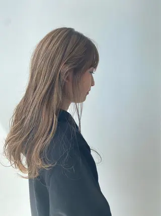 ロング カラー 宮本丈也/金沢美容室 /理美容/パーマのヘアスタイル