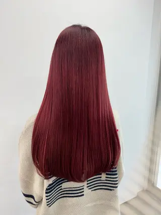 ロング ukaアシスタント 志賀彩子のヘアスタイル