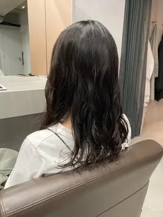 ロング ロングパーマ木村 ボブパーマのヘアスタイル