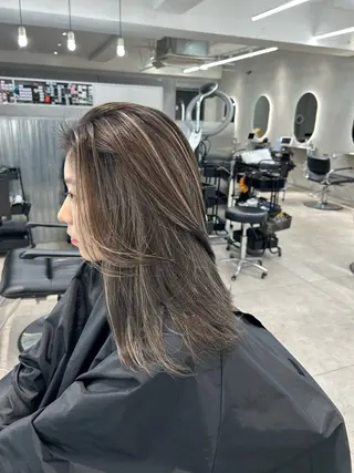 ミディアム カラー ✨レイヤーカット 海外ヘア/原宿✨のヘアスタイル