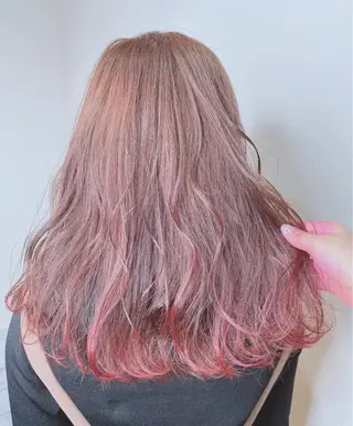 ロング カラー ヘアアレンジ アイラッシュ/美容室 個室/瀬戸 一菜のヘアスタイル