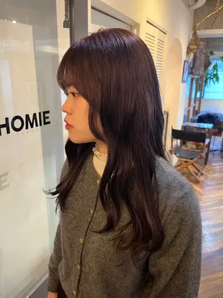 ロング カラー HOMIE TOKYO所属・sora / 渋谷 / ハイトーンのヘアスタイル