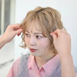 ショート 峯田 優花のヘアスタイル