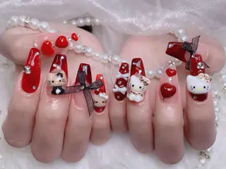 ネイル MoMoA Nail ネイル長さ出し専門店のネイルデザイン