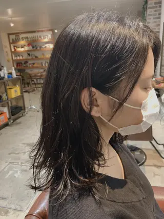 ミディアム ショート🌼パーマ 本間正子のヘアスタイル