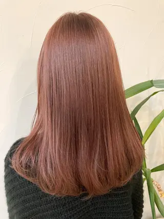 ミディアム カラー 樋野 亮のヘアスタイル