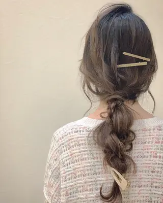 ロング ヘアアレンジ SHANTi 飯塚 ヘアセット/髪質改善のヘアスタイル