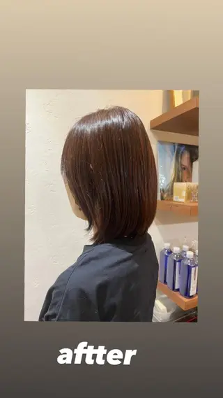 ミディアム Greens Yokoのヘアスタイル