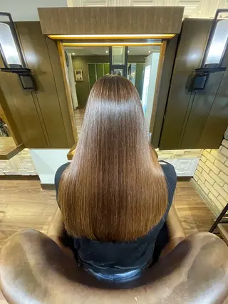 ロング AGREE所属・下元 舞香のヘアスタイル